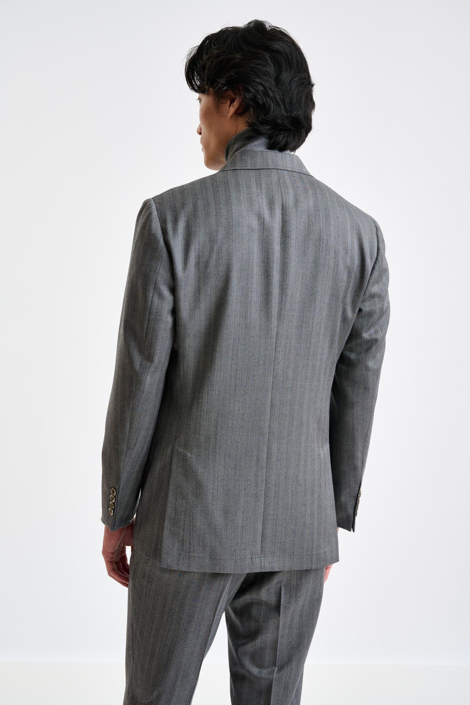 Grey Super 110's Wool Soho Suit Galaxy – Scabal