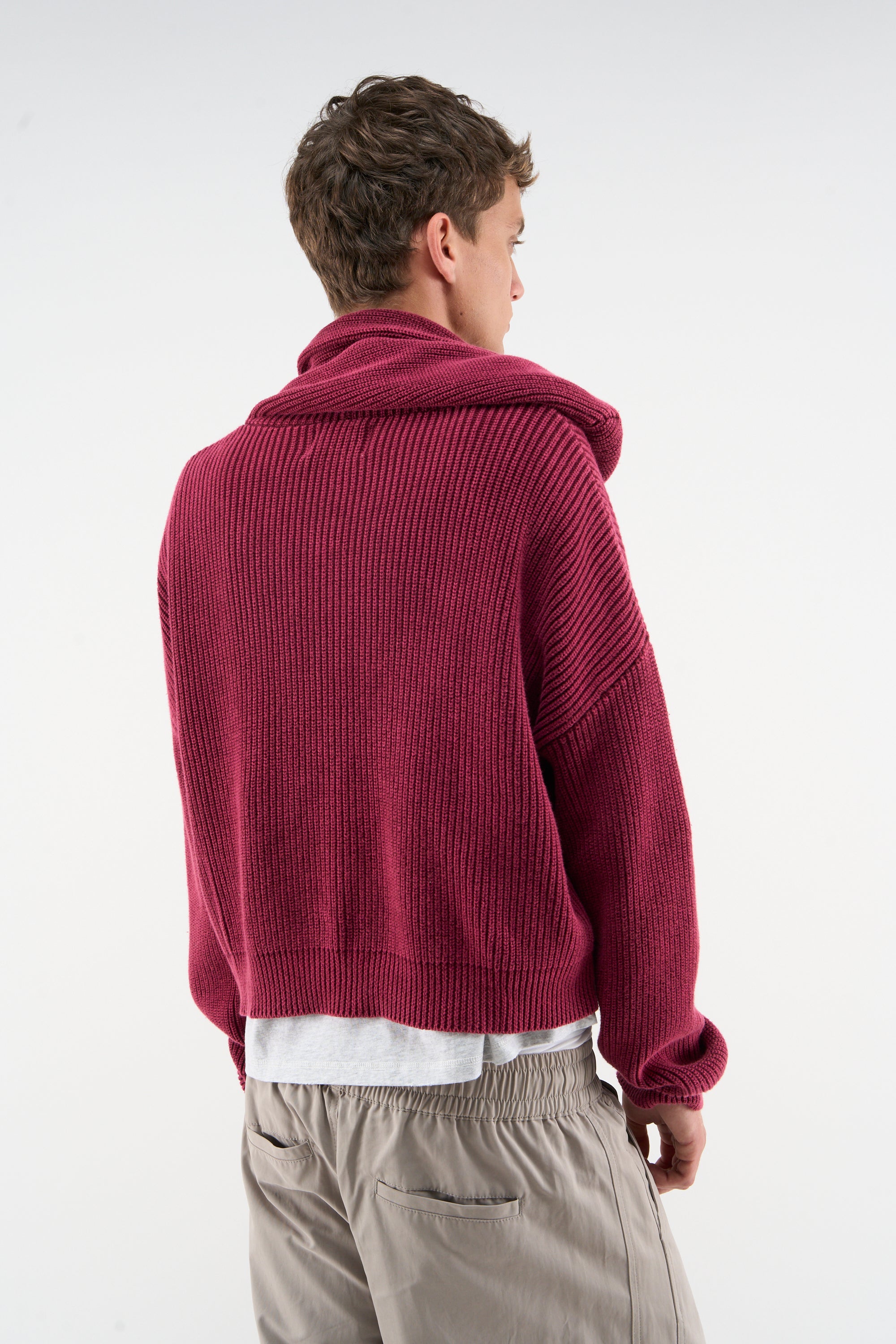 Mayor Burgundy Knit Zipper – Scuffers