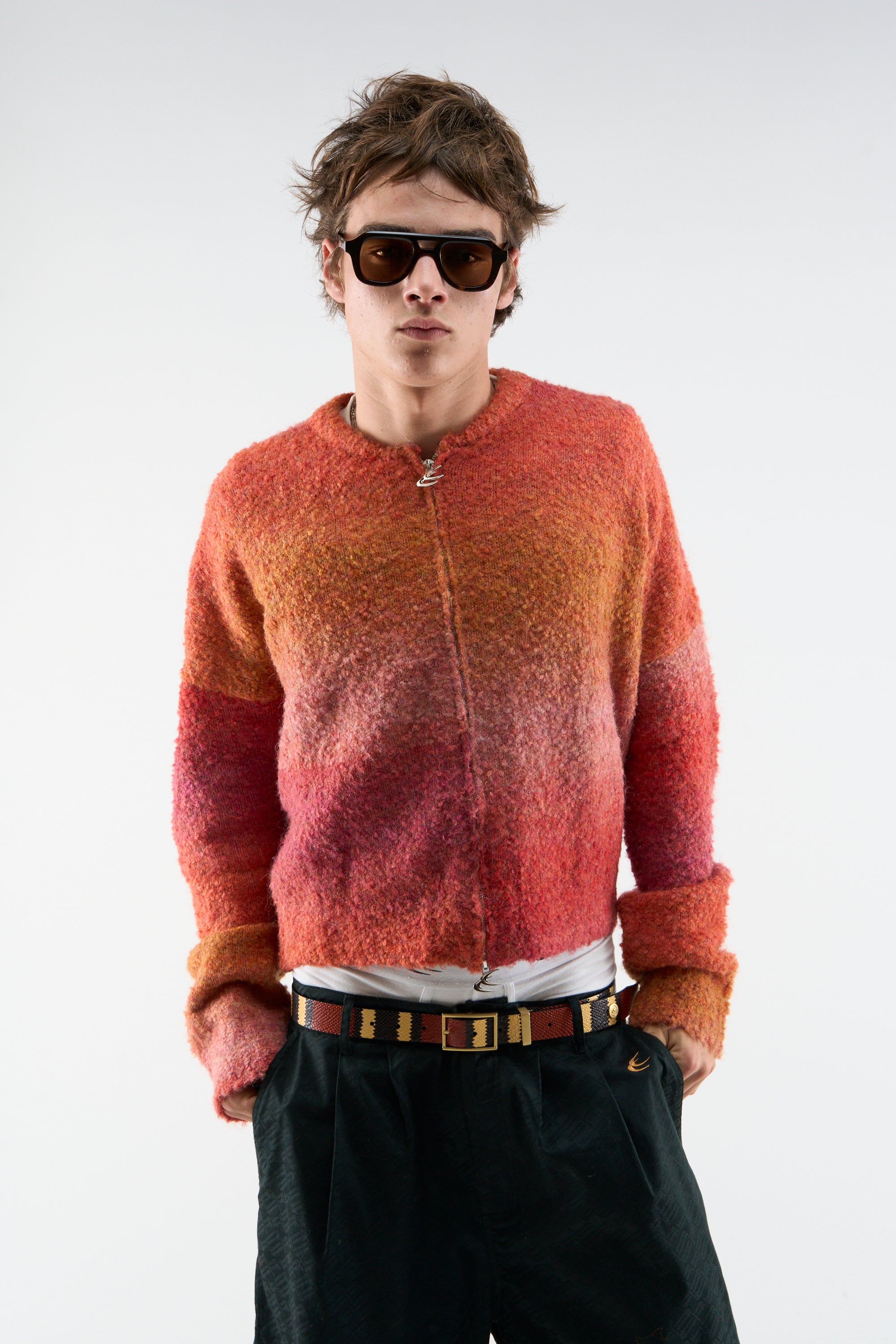 Quarter Red Zipper Knit – Scuffers