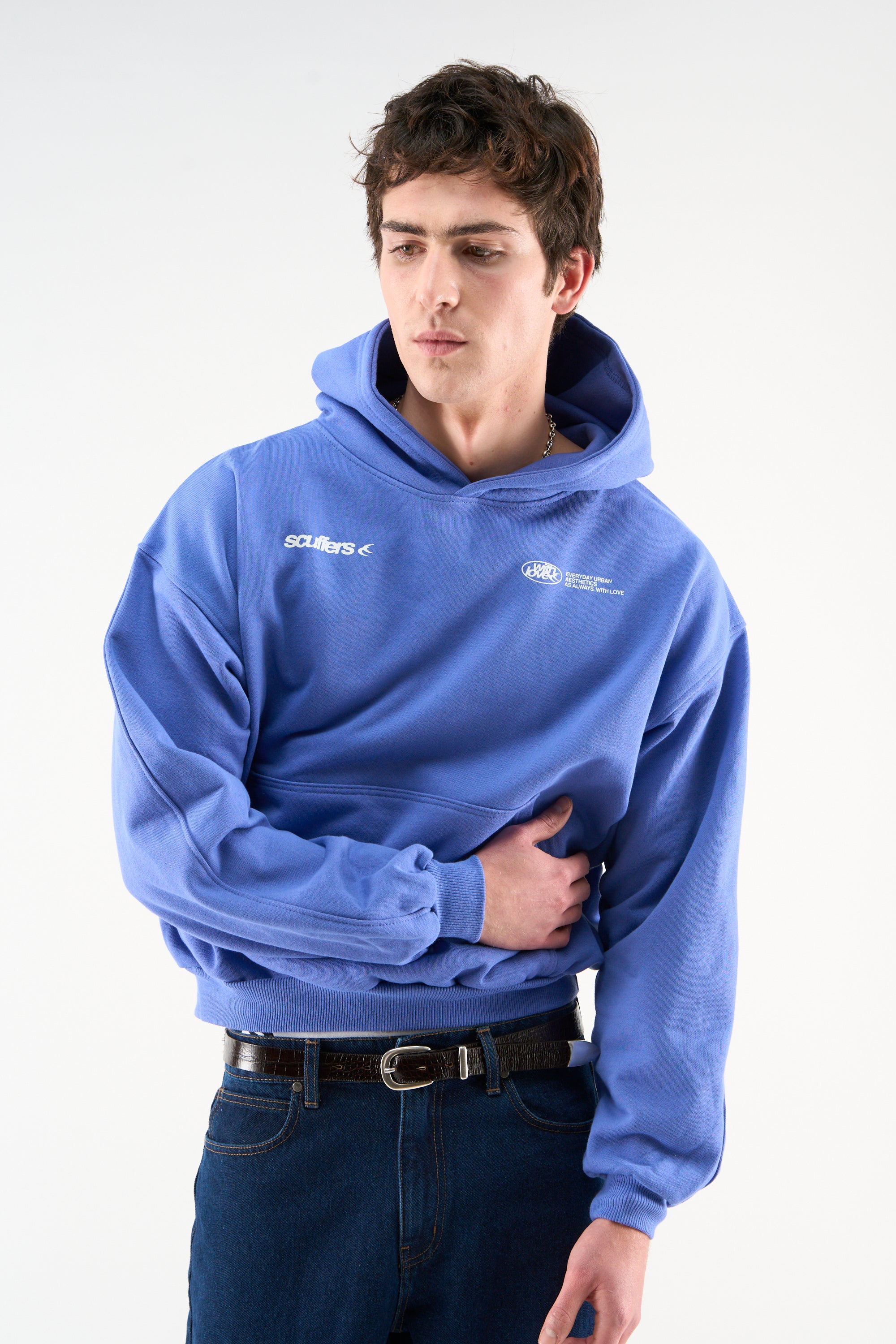 Sign Blue Hoodie – Scuffers