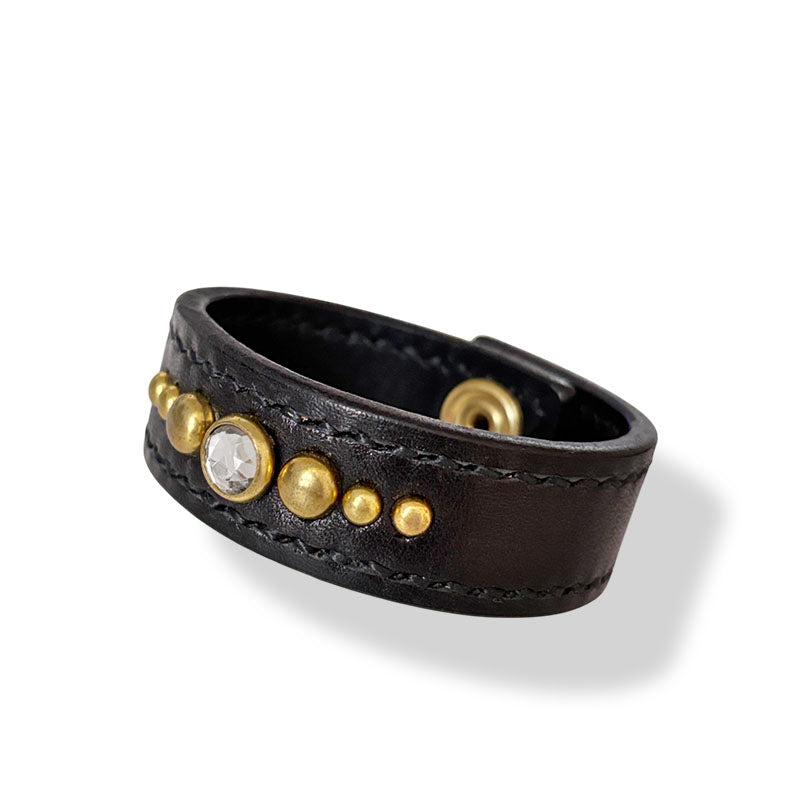 サムライクラフト レザーブレスレット スタッズ（真鍮） – SamuraiCraft