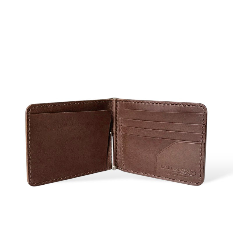 サムライクラフト マネークリップ オイルレザー サドルレザー