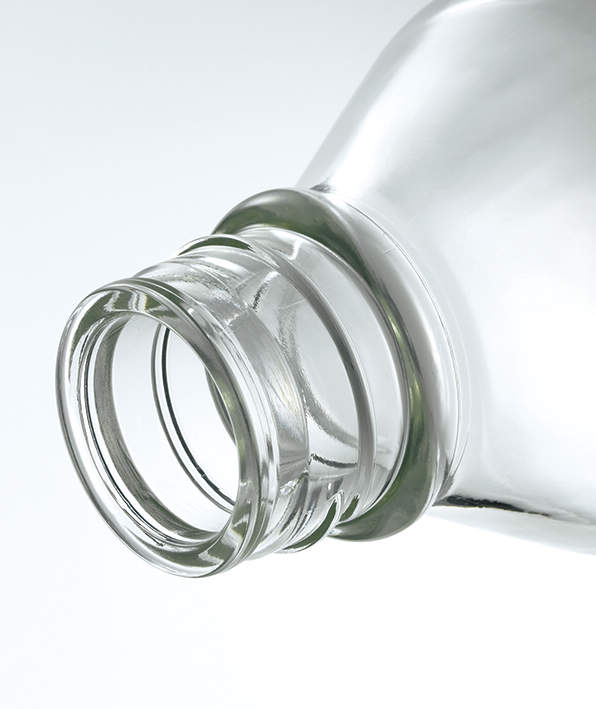 三商 SG（ガラス）ボトル 白 1000ml－33 FCｷｬｯﾌﾟ付｜総合