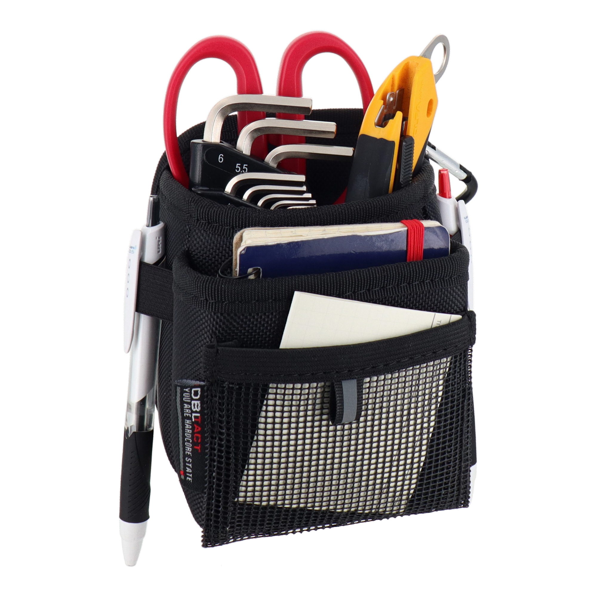 DT-13-BK 作業ベルト・収納袋 腰袋 nano 腰袋 2段（110mm/90mm）｜株式