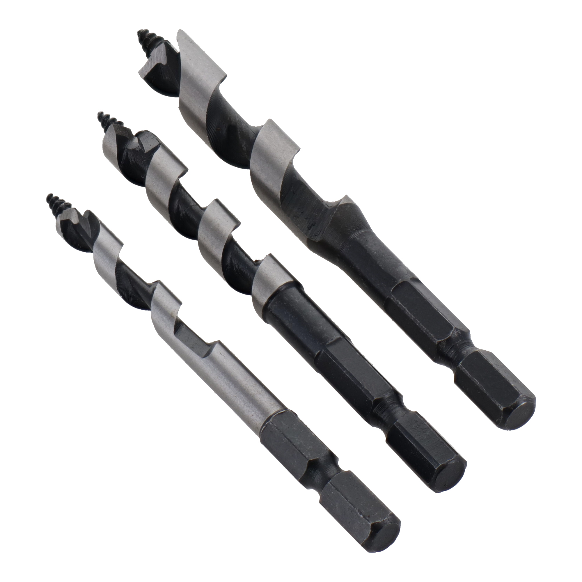 TWD-302 穴あけ 木工ドリル（六角軸） 3本組木工用ドリル刃セット 9mm