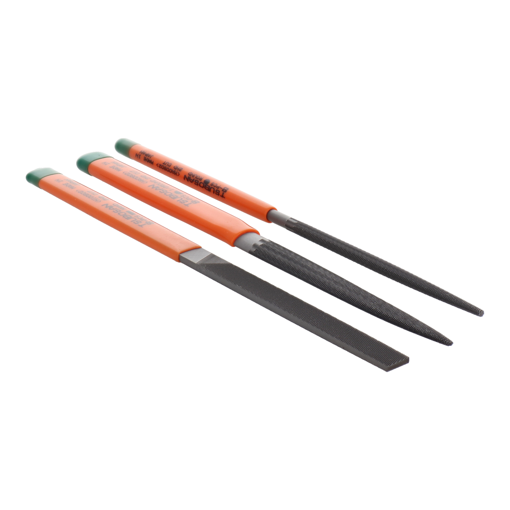 ST-03 切削・研磨 工具 細工ヤスリ 細工用ヤスリ3種セット 中目 8本型