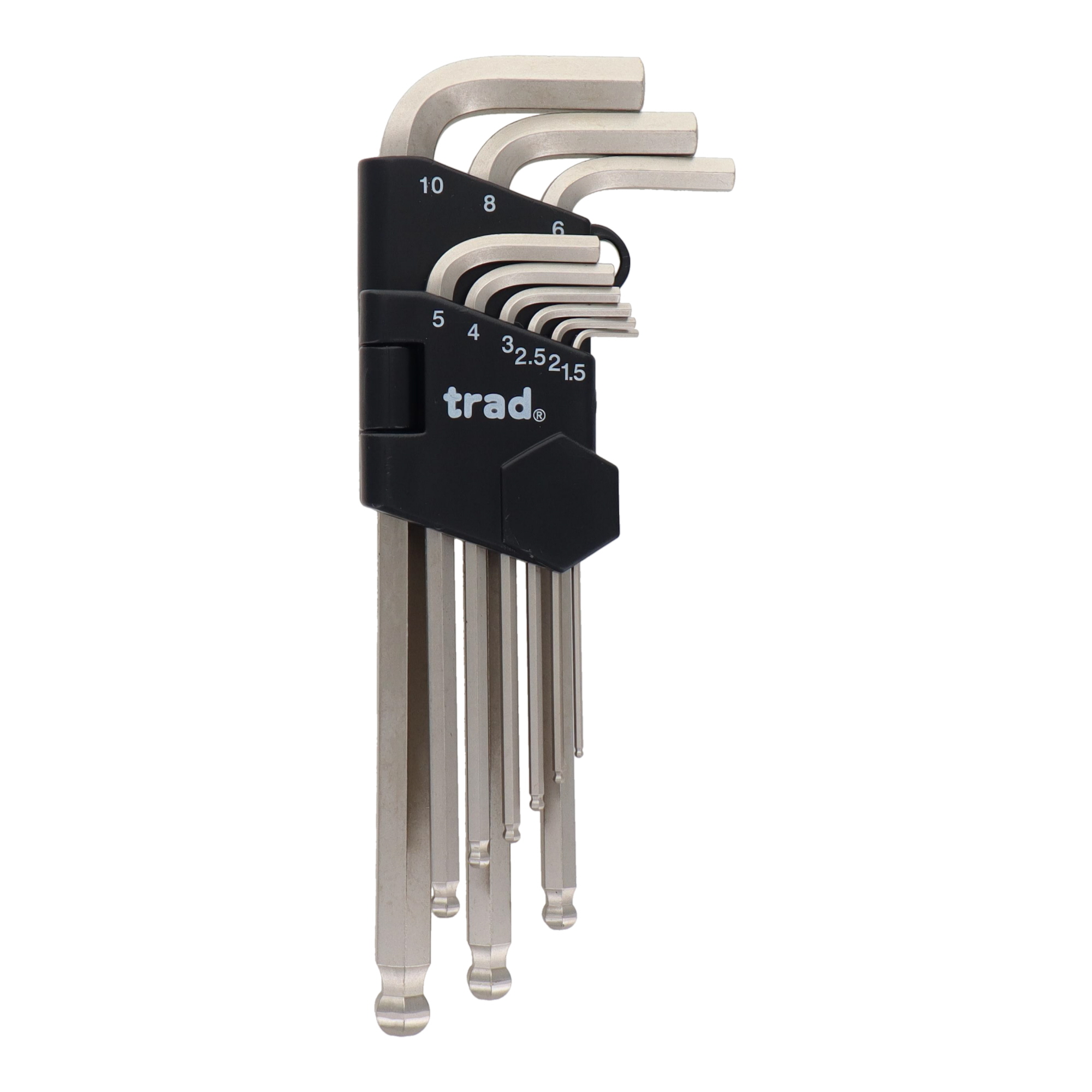 TBM-9 六角レンチ ボールポイントレンチ 9pcs.ボールポイント六角棒