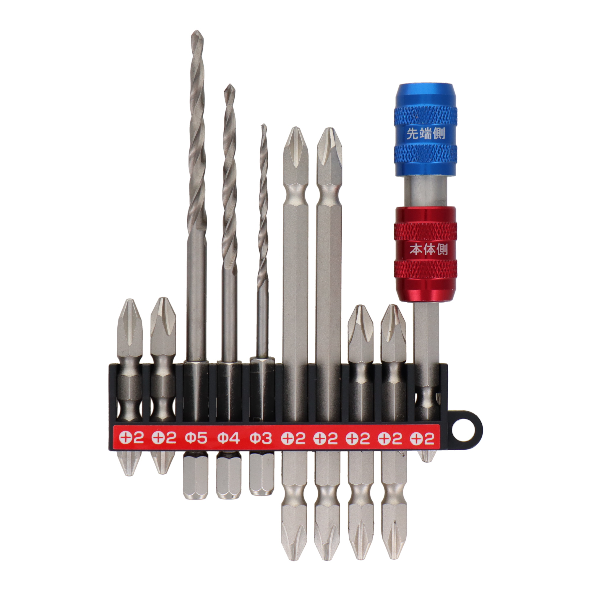 TSB-11J 締め付け ビットセット・ソケットセット 11pcs.ワンタッチ