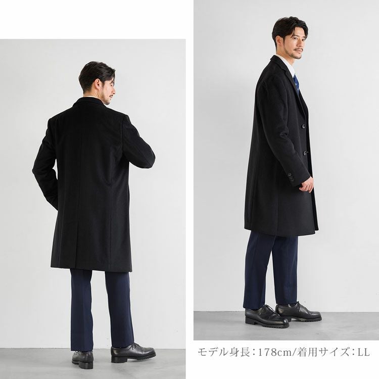 カシミヤ チェスターコート フォーマルコート カシミヤ100％ ギフト