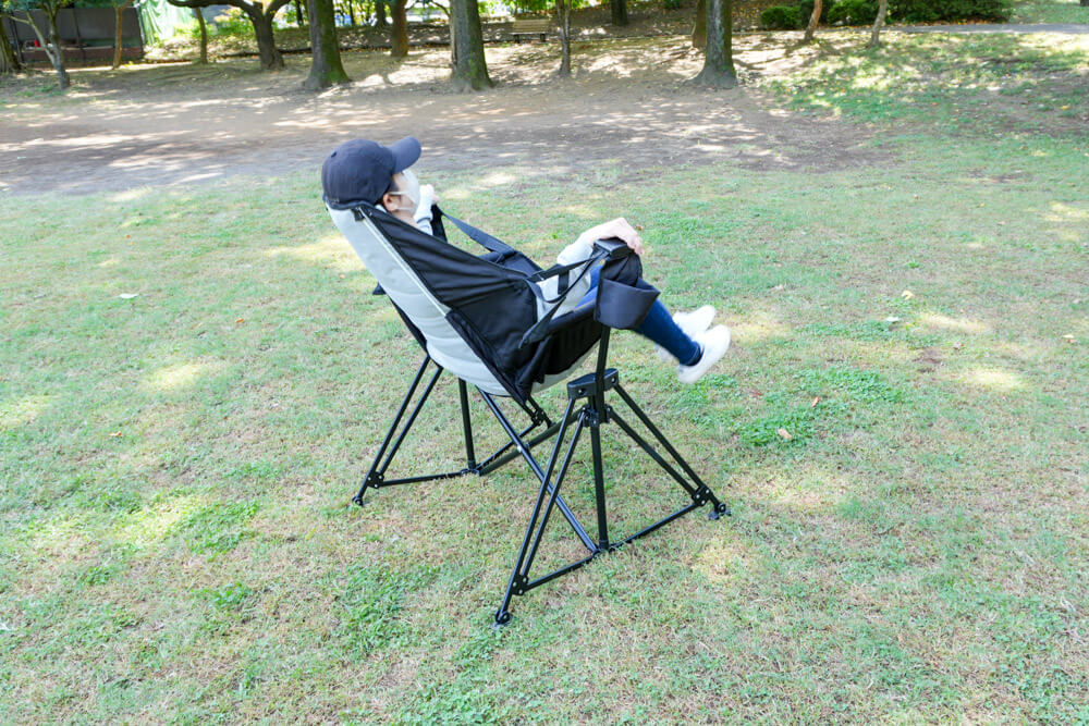 レビュー＞どこでも「ゆらゆら」まるで雲の上♪アウトドア用 ダブル