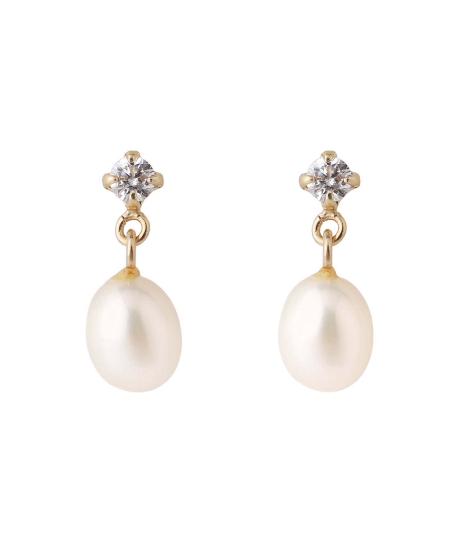 mimi33】淡水パールピアス[K10][Basic]｜SANPO ONLINE(サンポーオンライン)