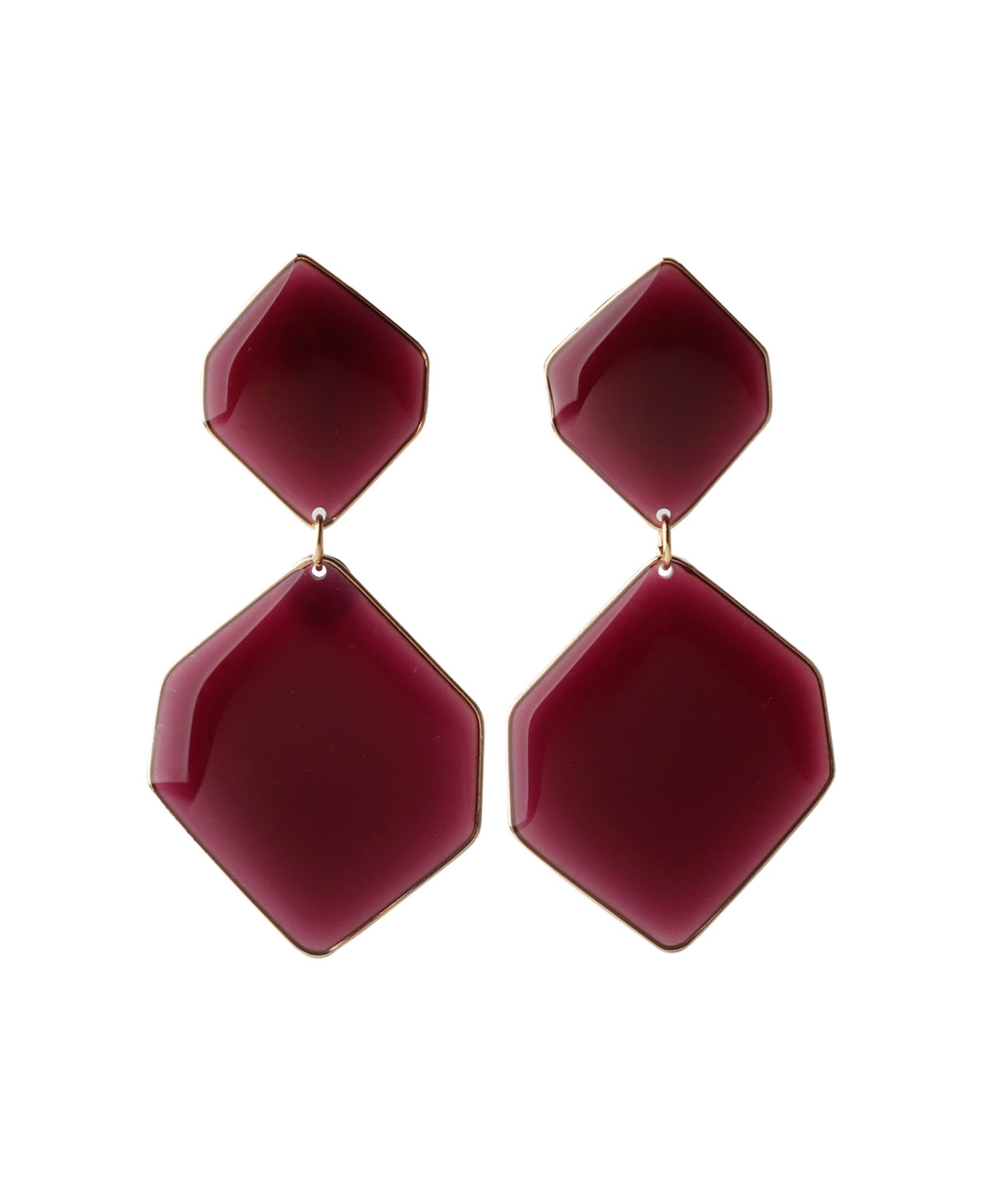 ANEMONE】ダブルヘキサゴンのつやつやピアス｜SANPO ONLINE(サンポー