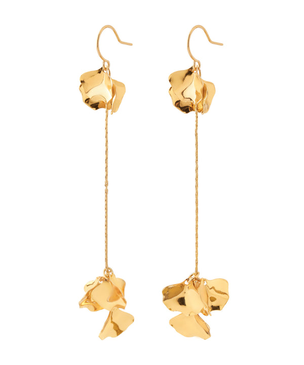 ANEMONE】メタルフラワーフックピアス｜アネモネ・シエナロゼ