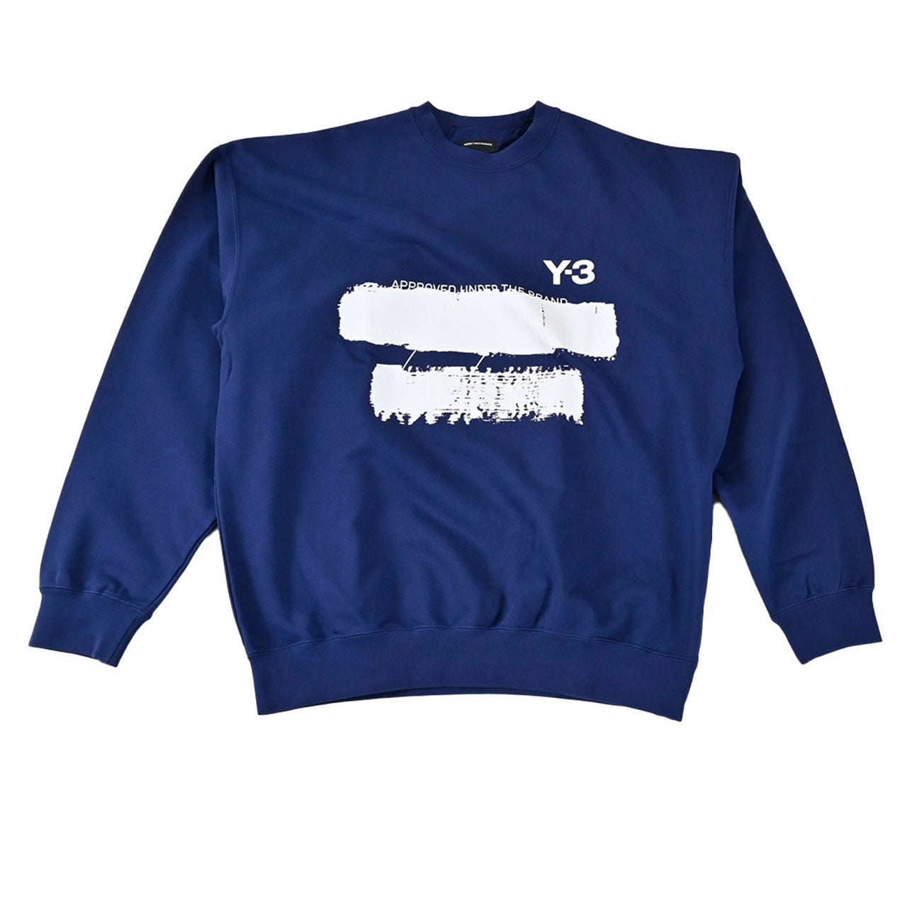 ワイスリー Y-3 トレーナー U GFX CREW JM3232 ブルー 2025年春夏新作