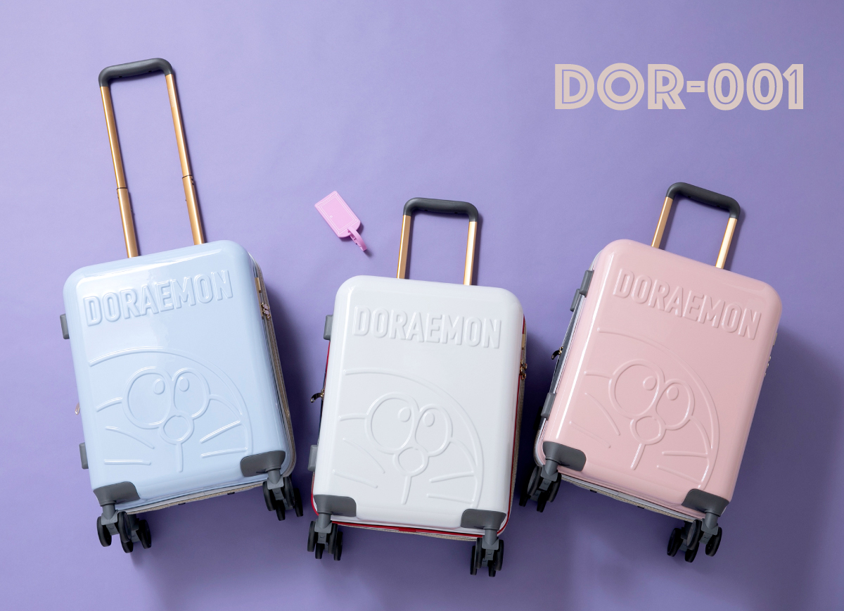 ドラえもんの大人可愛いスーツケース登場！2〜3日旅行ならこれで