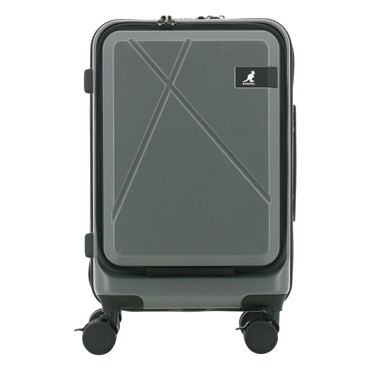 カンゴール スーツケース 37L 55cm 3.5kg 機内持ち込み フロント