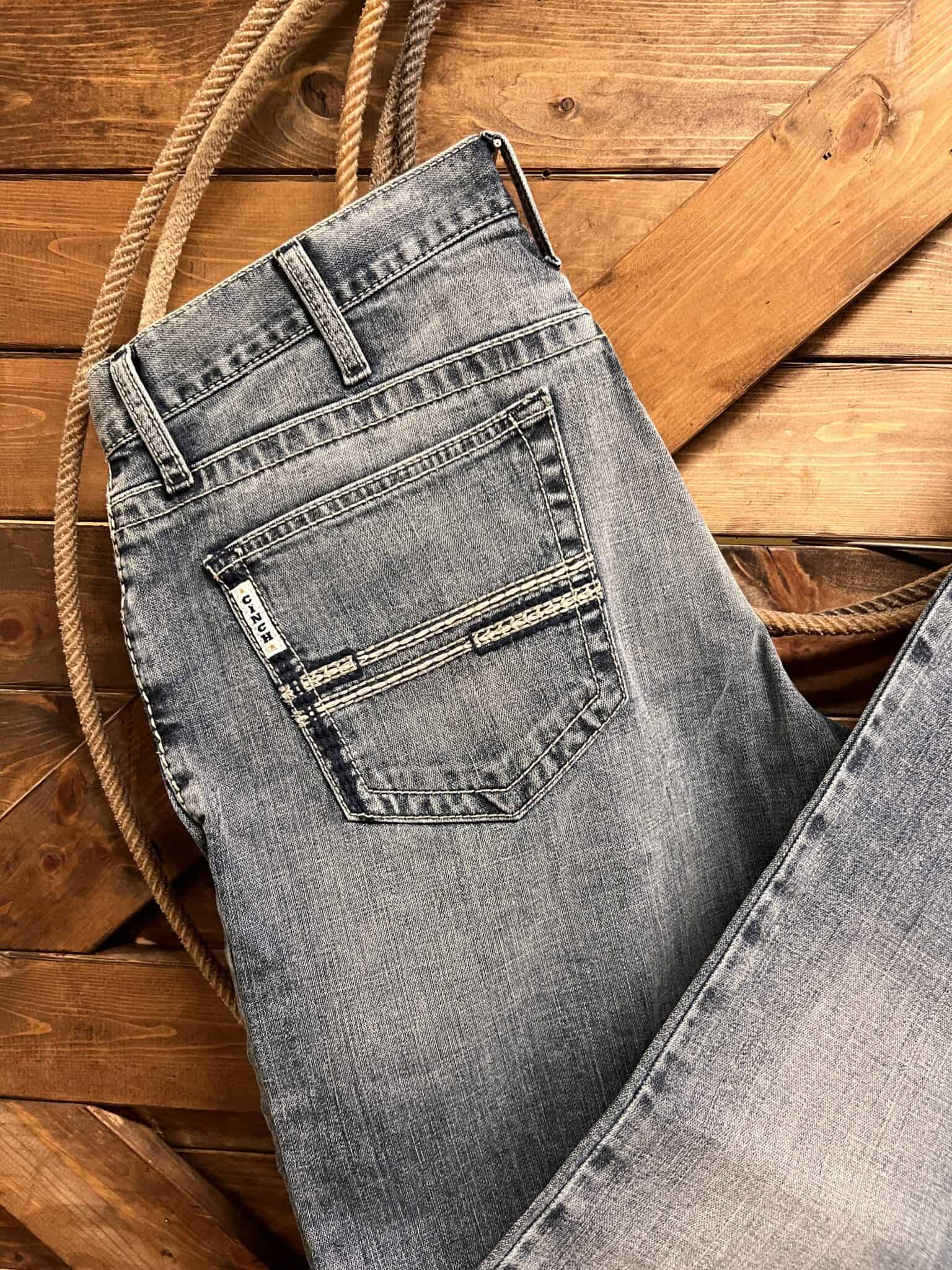 Cinch White Label Relaxed Fit Straight Leg - Medium Stonewash