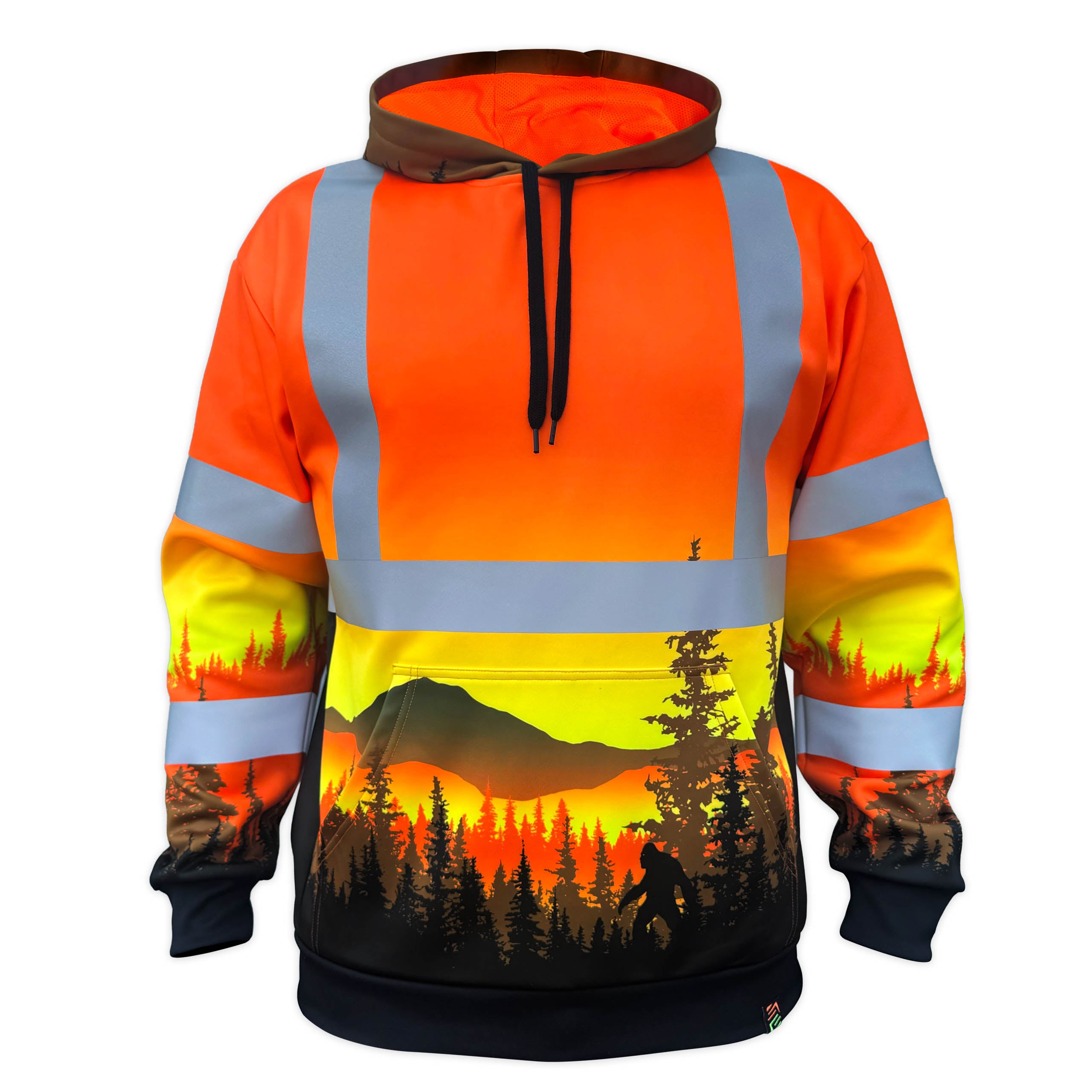 SS360 Wildland Sasquatch Orange Class 3 Type-R Safety Hoodie