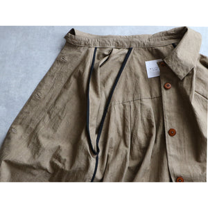 MAGALI コットンリネン・ウェザー・トレンチコート・ミディアム