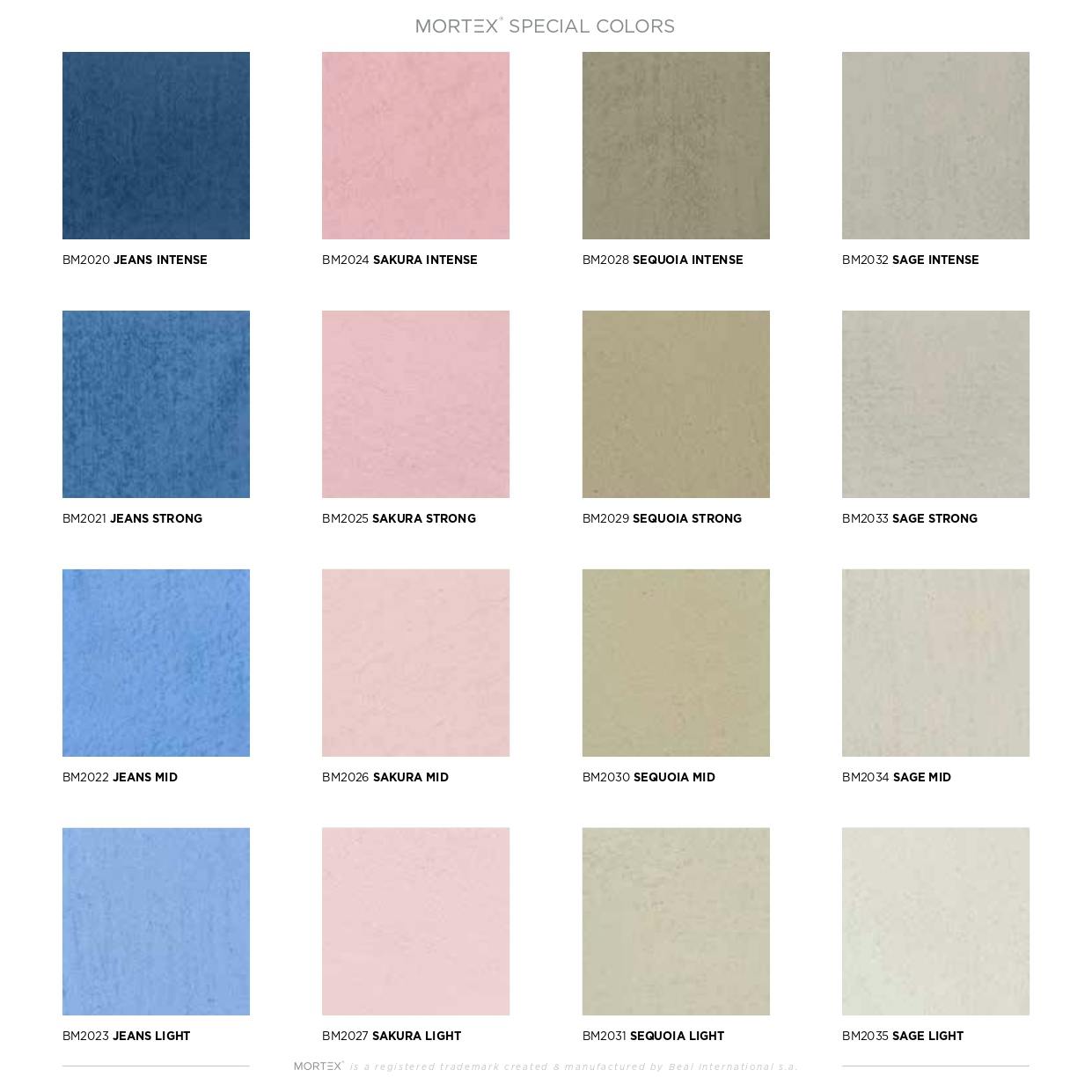 左官材料モールテックスのカラーチャート | SAKAN MAG.（サカンマグ