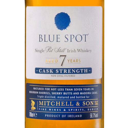 正規輸入品】 ブルー スポット 7年 カスクストレングス 58% 700ml 箱付