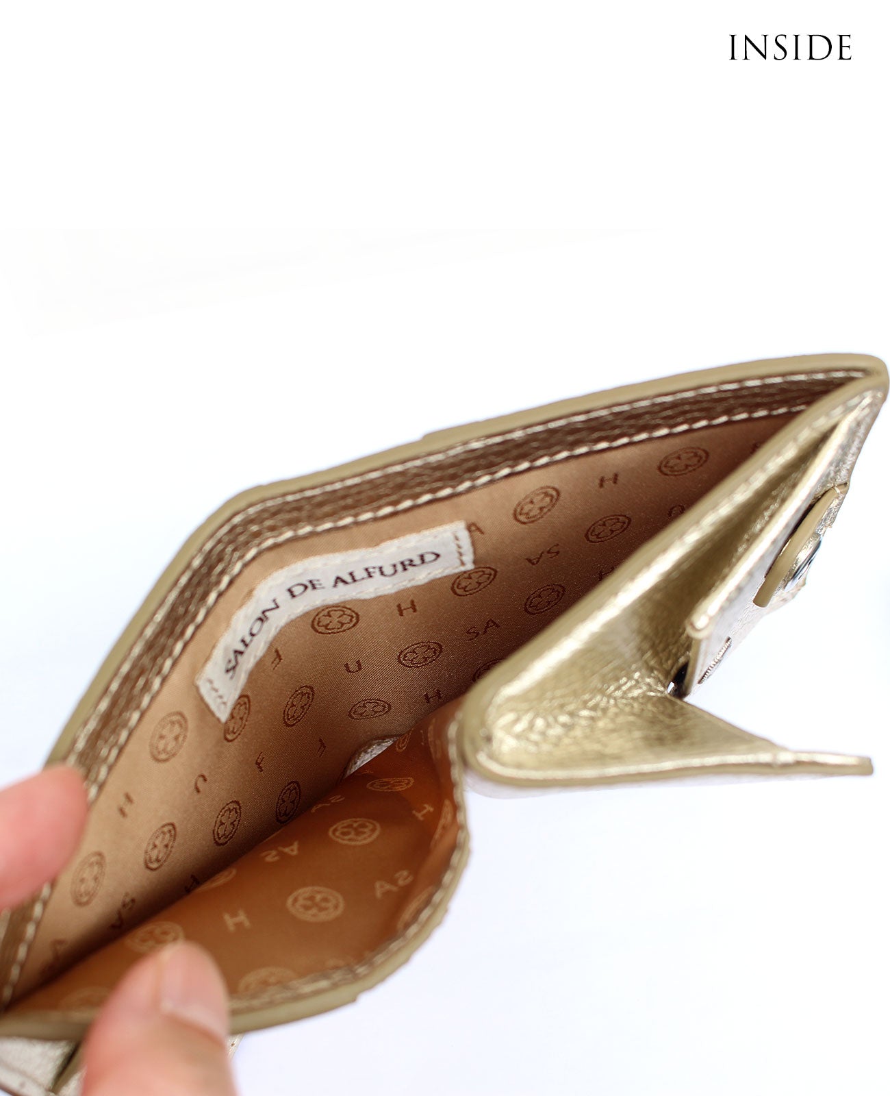 1760-star スター二つ折り財布