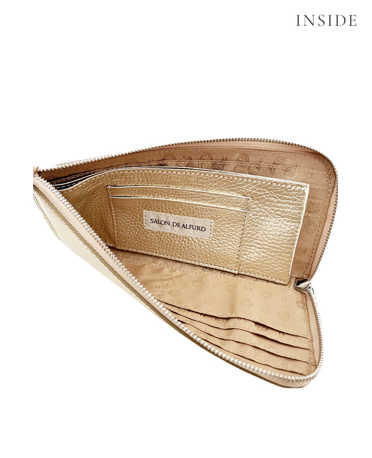 サロンドアルファード L字ファスナー 長財布 1820-s