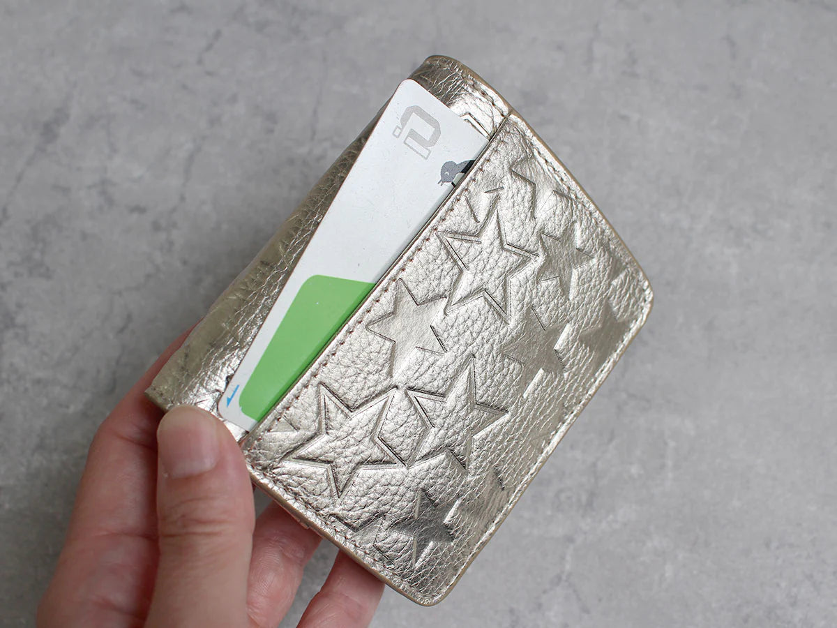 1760-star スター二つ折り財布