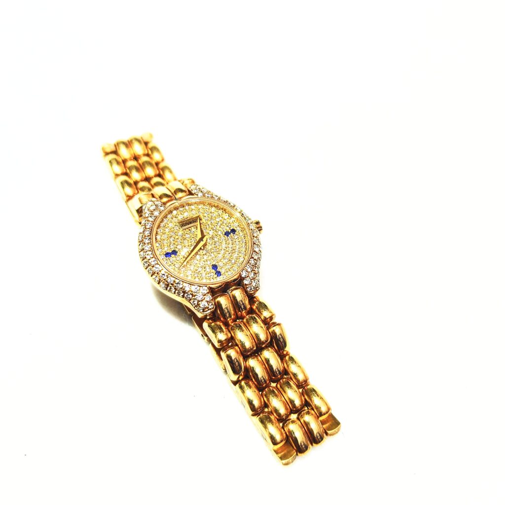 K18 JUVENIA ジュベニア 金無垢 ダイヤモンド 腕時計の買取実績 | 買取