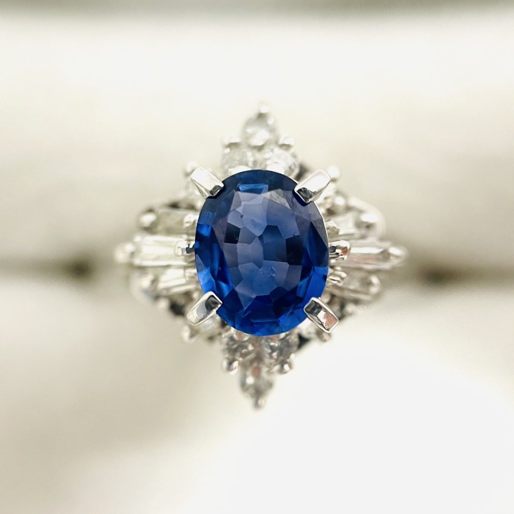 Pt900 サファイア0.87ct付き リングの買取実績 | 買取専門店さすがや