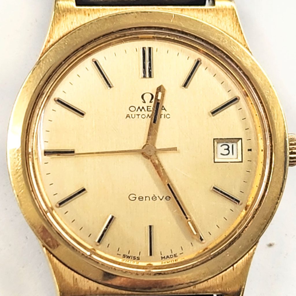OMEGA オメガ ジュネーブ デイト 自動巻き|前橋市荒牧町の買取実績