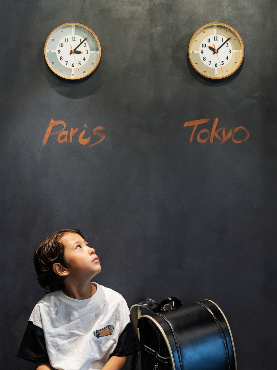 Lemnos fun pun clock with color! [ ふんぷんくろっく ウィズ カラー