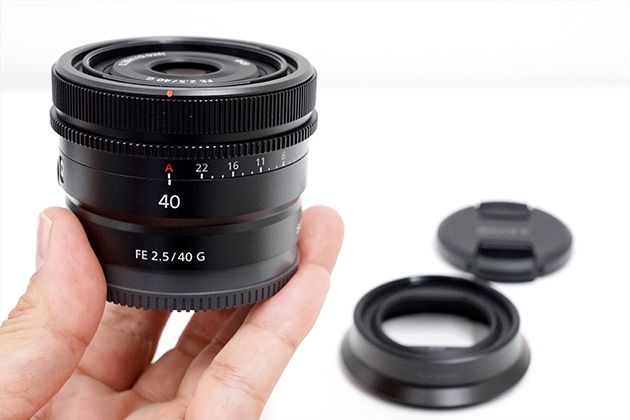 FE 40mm F2.5 G 軽い小さい質感高く。「写す」が楽しい単焦点レンズ！