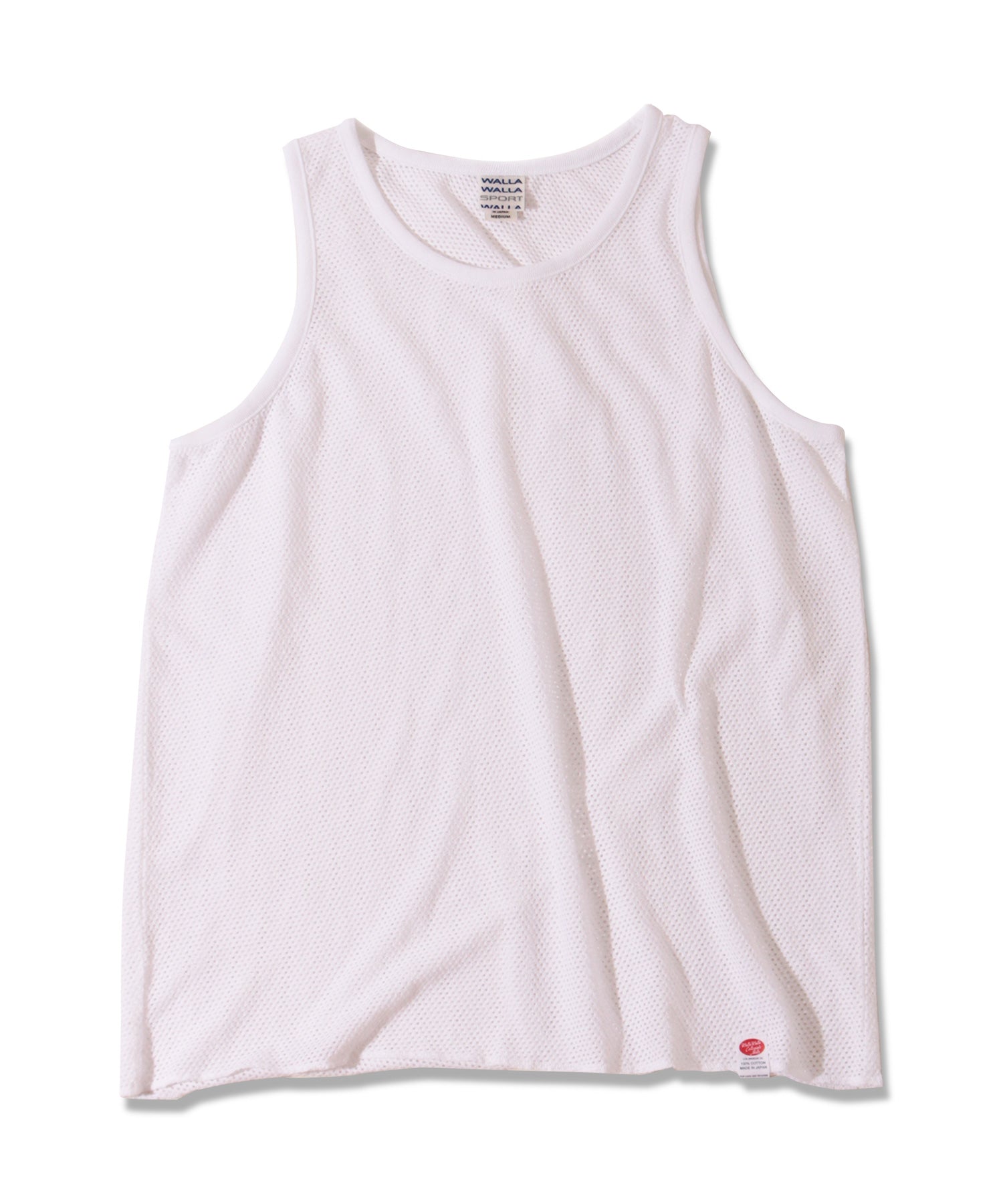 WALLA WALLA SPORT【ワラワラスポーツ】 - COTTON MESH TANK TOP