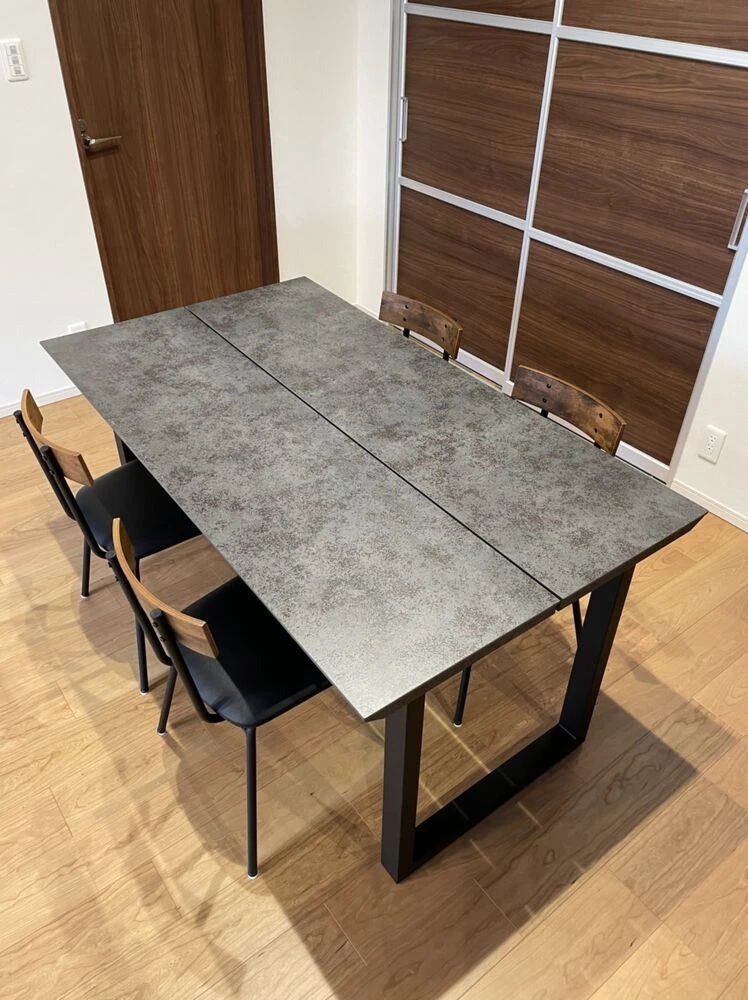 納品事例 セラミックテーブル リニア LQ-R1585TQ 綾野製作所 ソファ