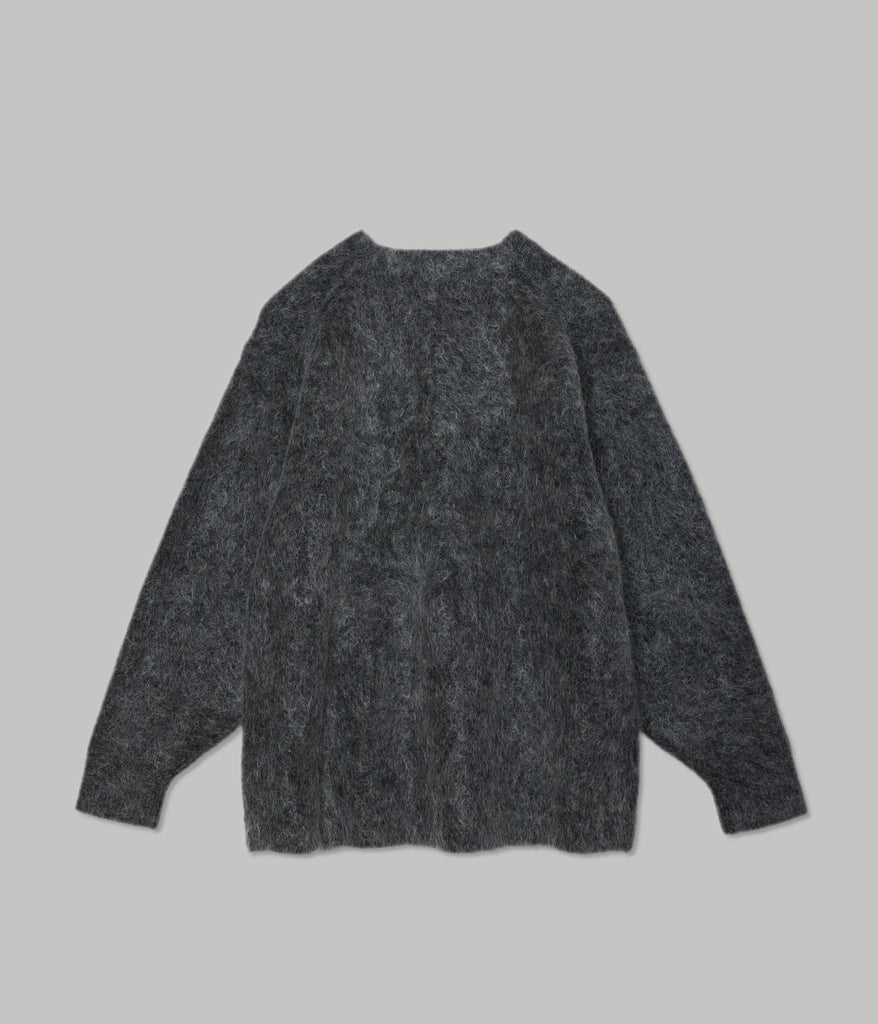 Mohair Cardigan in Charcoal – SAYAKA DAVIS NEW YORK