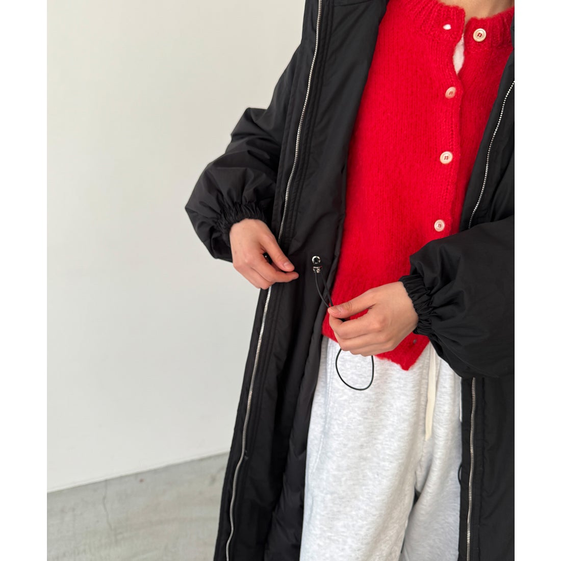 キャナルジーン CANAL JEAN diggity ダウンロングコート （ブラウン