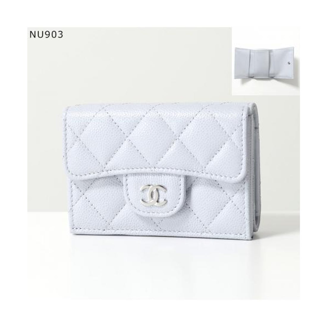 シャネル CHANEL CHANEL 三つ折り財布 MATELASSE マトラッセ AP0230