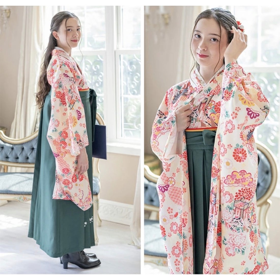 キャサリンコテージ Catherine Cottage 簡単着付けの袴セット （華こっ