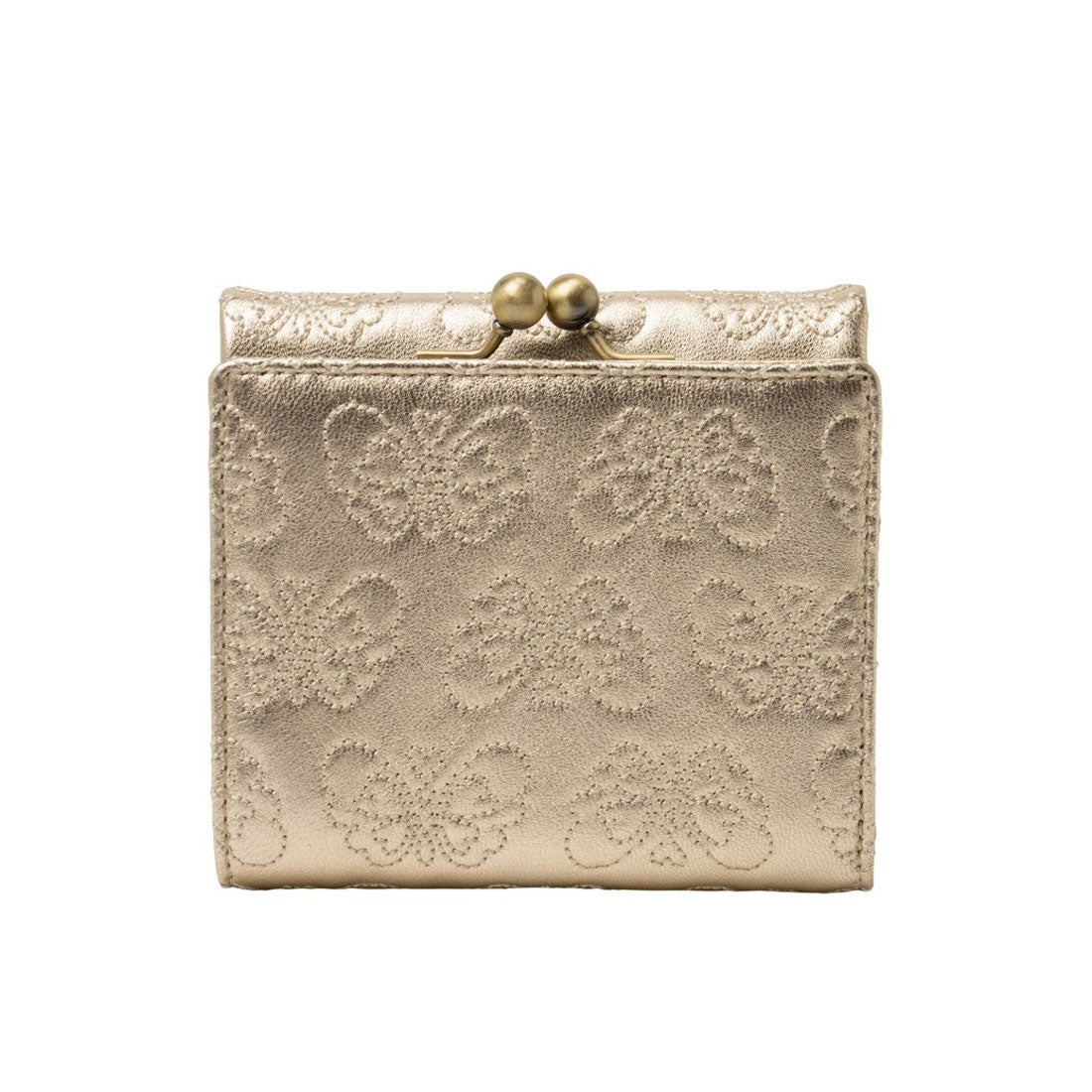 アナスイ ANNA SUI チェイス 口金二つ折り財布 （ゴールド） -人気