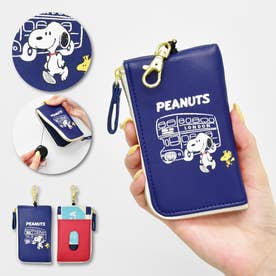 ランナー RUNNER スヌーピー 定期入れ パスケース キーケース 合皮