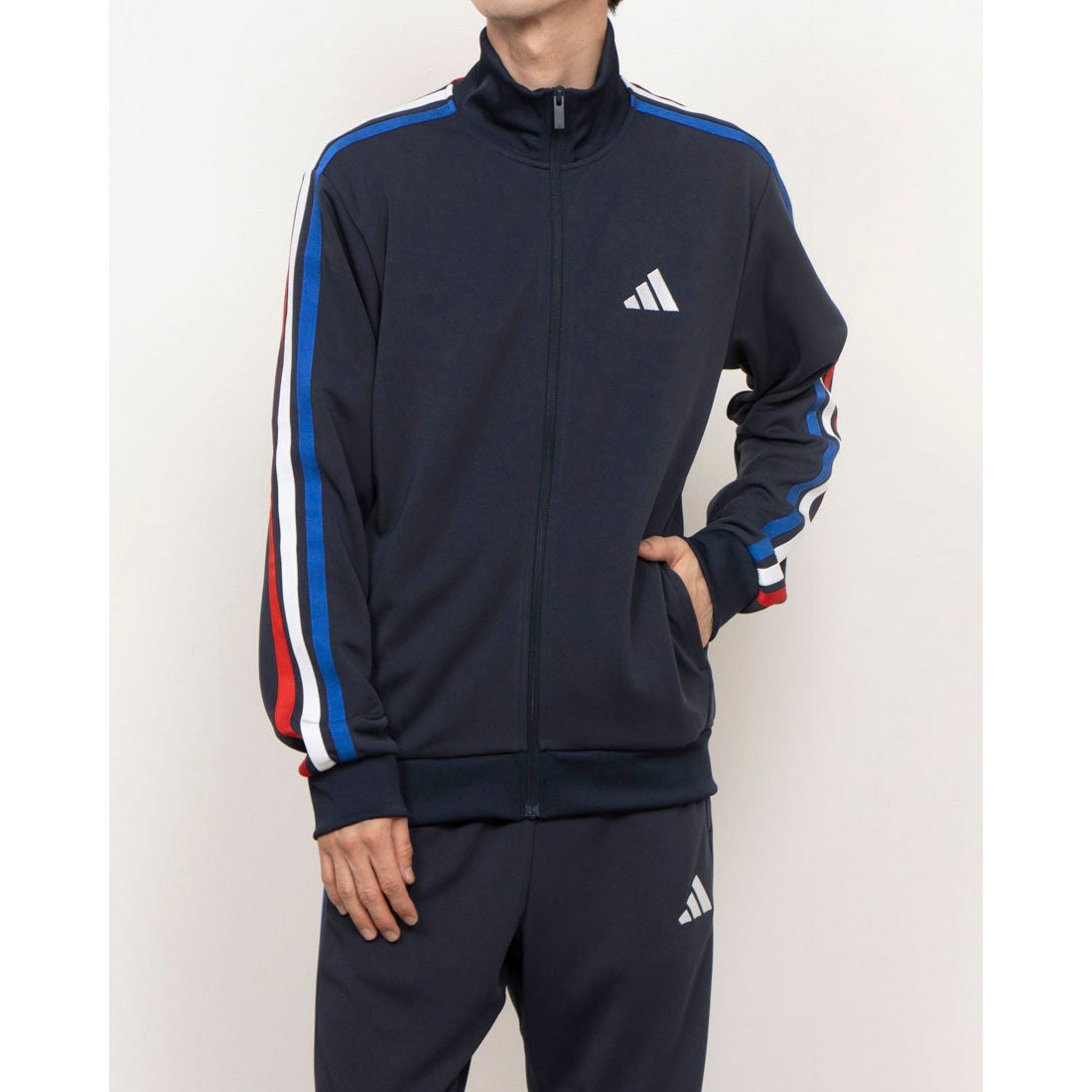 アディダス adidas メンズ 長袖ジャージジャケット M MH 3S トラック