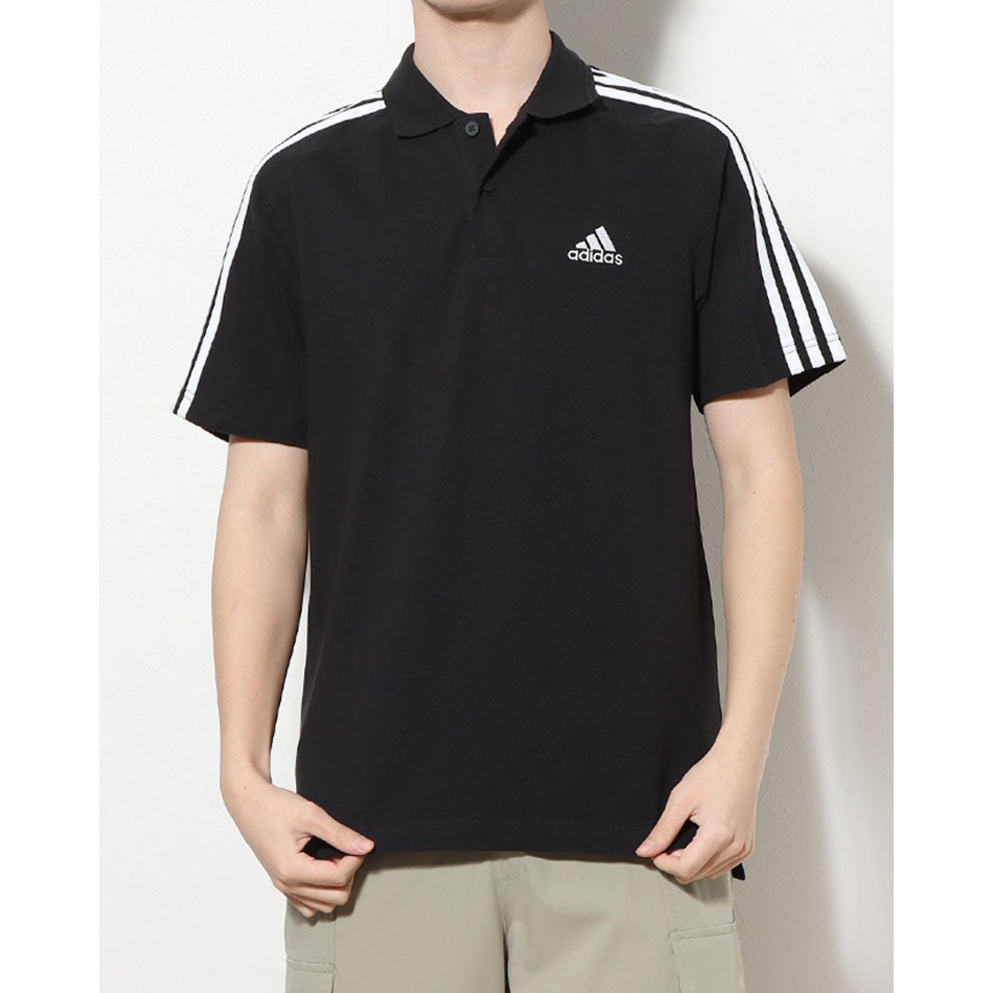 アディダス adidas メンズ 半袖ポロシャツ M ESS 3S ポロシャツ IC9310