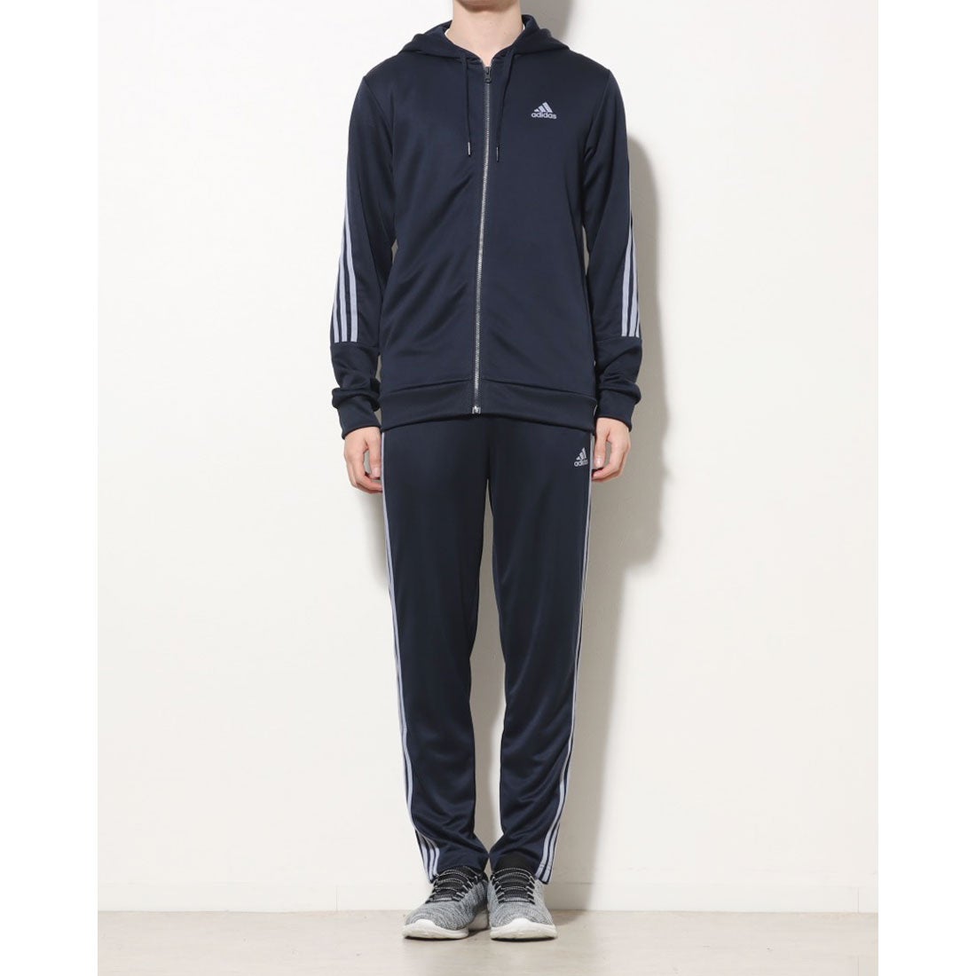 アディダス adidas メンズ ジャージ上下セット M 3S DK トラックスーツ