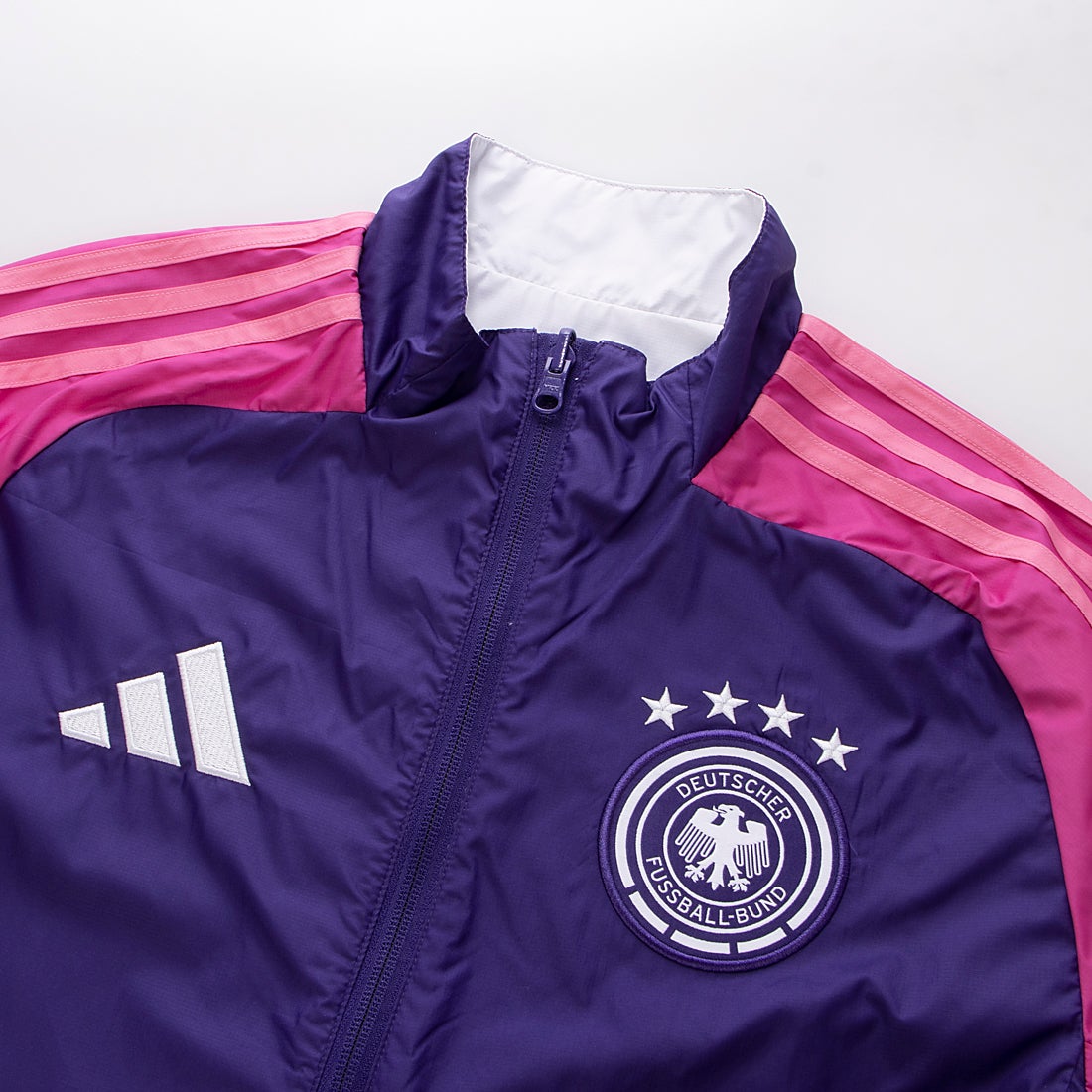 adidas ドイツ代表 2024 アンセムジャケット(ホワイト×パープル) JOJ19