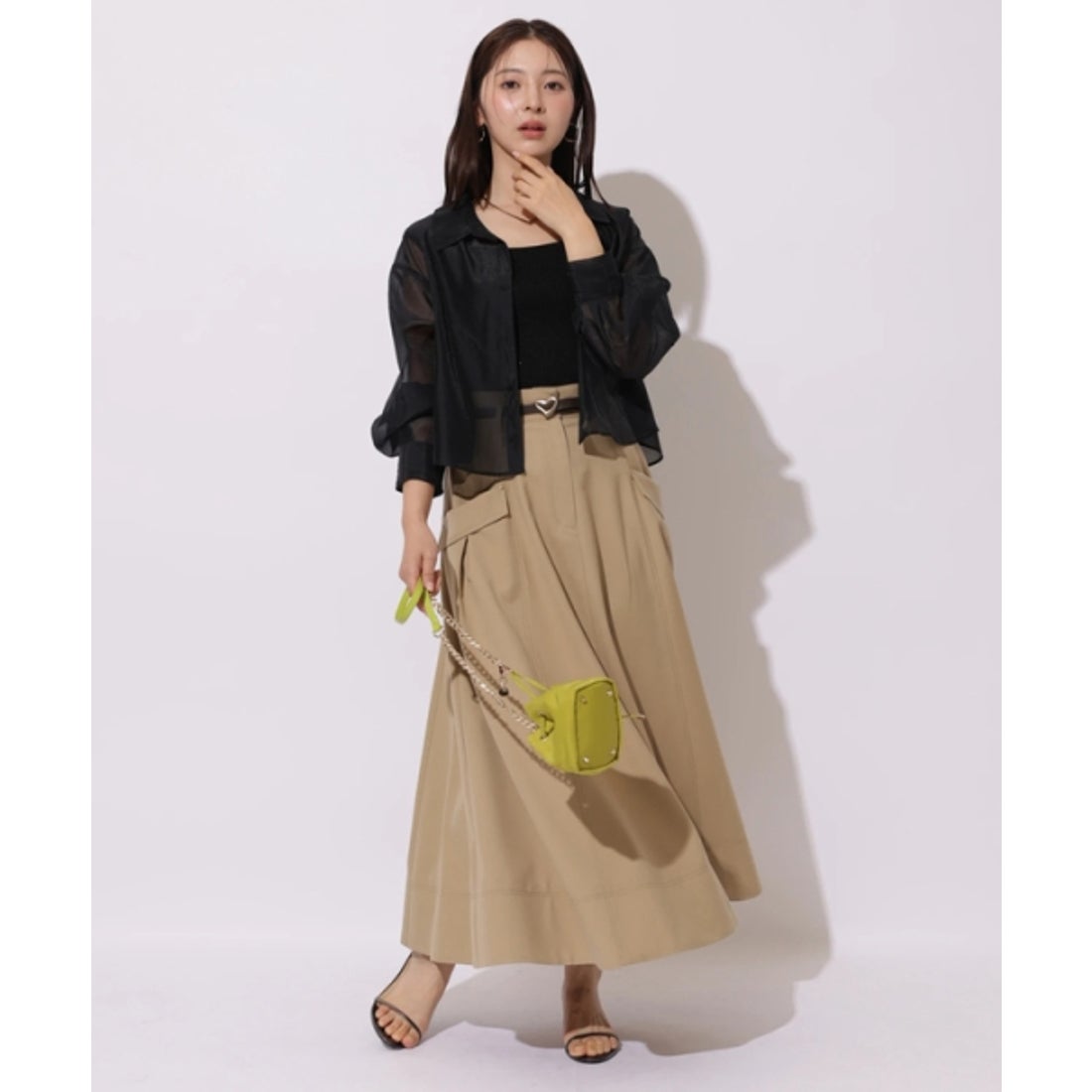 アプワイザー・リッシェ Apuweiser-riche 2WAYシアーシャツ