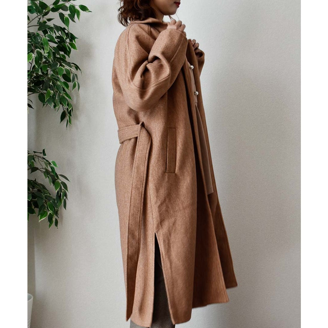 アルゴトウキョウ ARGO TOKYO Wool Blend Long Gown Coat 21079ウール