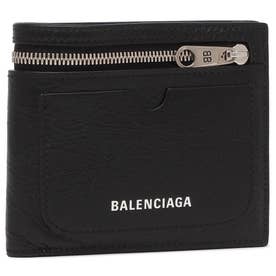 バレンシアガ BALENCIAGA 二つ折り財布 ブラック メンズ BALENCIAGA