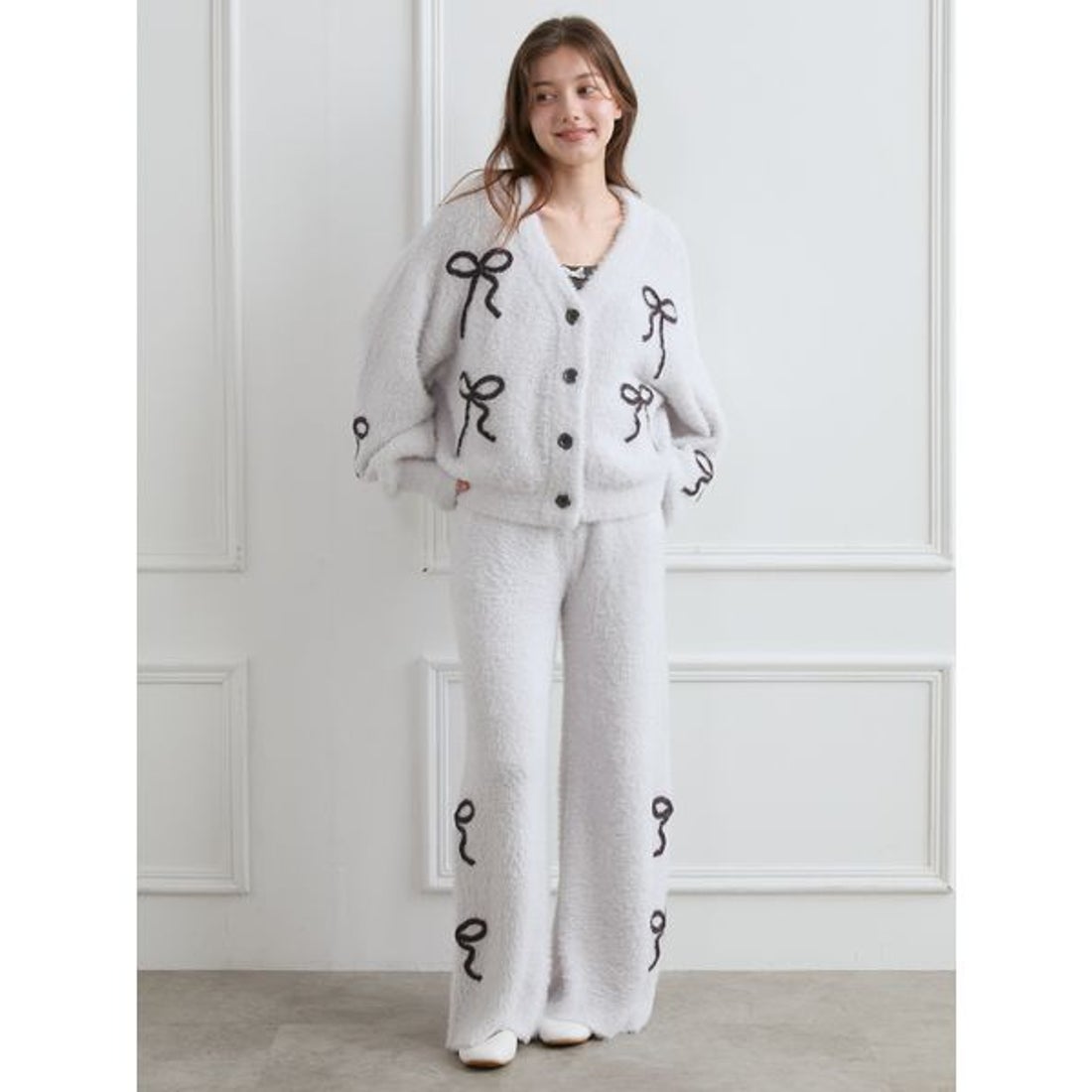 ジェラートピケ gelato pique 【HALLOWEEN】リボンフェザーロング