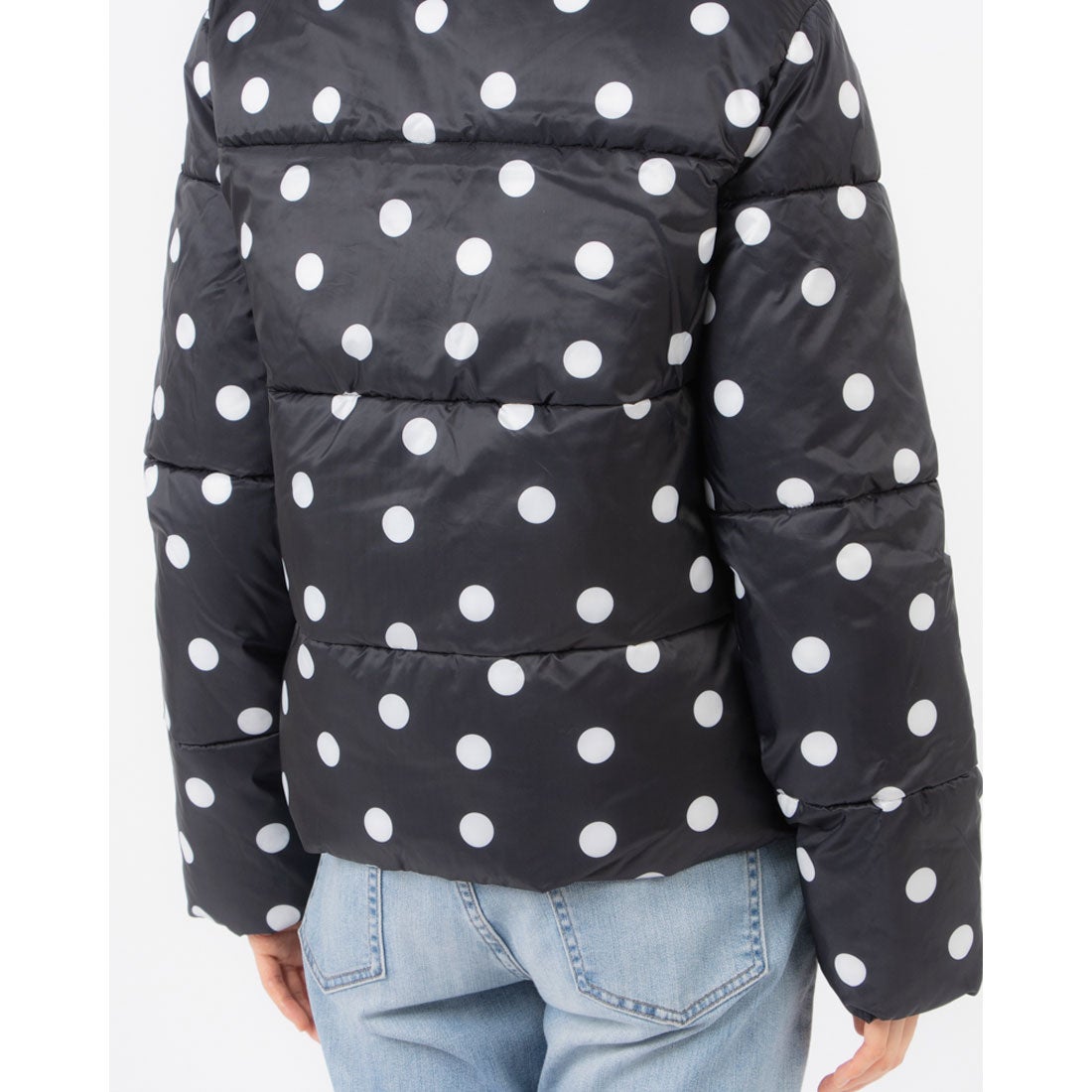 デニーローズ DENNY ROSE ボトルネックドット柄ダウン （MULTI） -waja